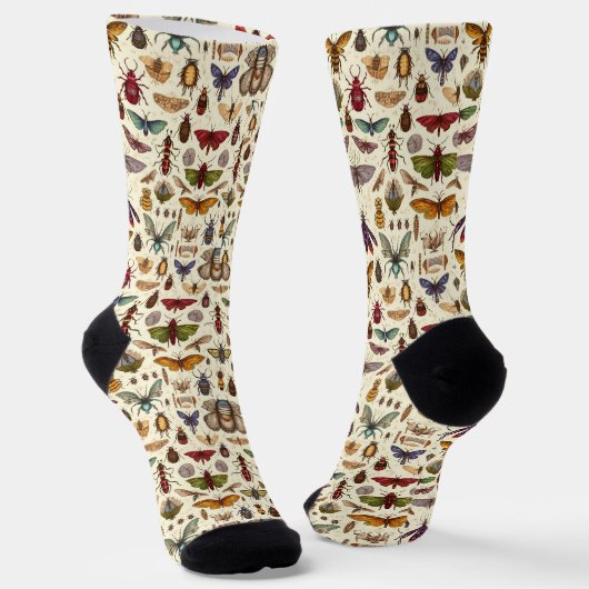Bugs and Oddities Socks – Unique Insect  ソックス (傾斜あり)