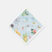 Bugs baby shower / birthday paper napkins insects. スタンダードカクテルナプキン (角)
