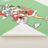 BUGS BUNNY™およびLola Mistleteeキス シェルパブランケット (3/4)