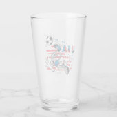 BUGS BUNNY™ アメリカ代表 サッカーグラフィック タンブラーグラス (裏面)
