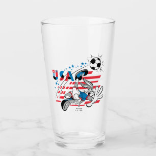 BUGS BUNNY™ アメリカ代表 サッカーグラフィック タンブラーグラス