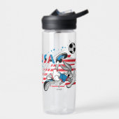 BUGS BUNNY™ アメリカ代表 サッカー グラフィック ウォーターボトル (左面)