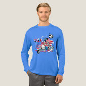 BUGS BUNNY™ アメリカ代表 サッカー グラフィック トライブレンドTシャツ (正面全体)