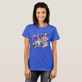 BUGS BUNNY™ アメリカ代表 サッカー グラフィック Tシャツ (正面フル)