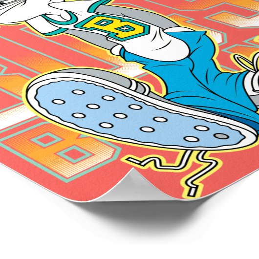 BUGS BUNNY™カッコいい学校衣装 ポスター (角)
