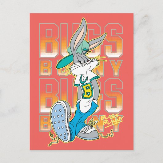 BUGS BUNNY™カッコいい学校衣装 ポストカード (正面)