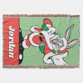 BUGS BUNNY™サンタ波 スローブランケット (正面)