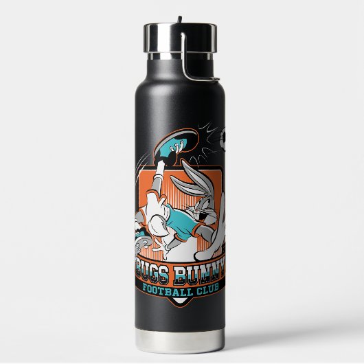 BUGS BUNNY™ フットボールクラブ バッジ ウォーターボトル (左面)