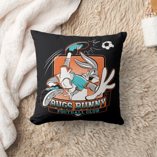 BUGS BUNNY™ フットボールクラブ バッジ クッション (ブランケット)