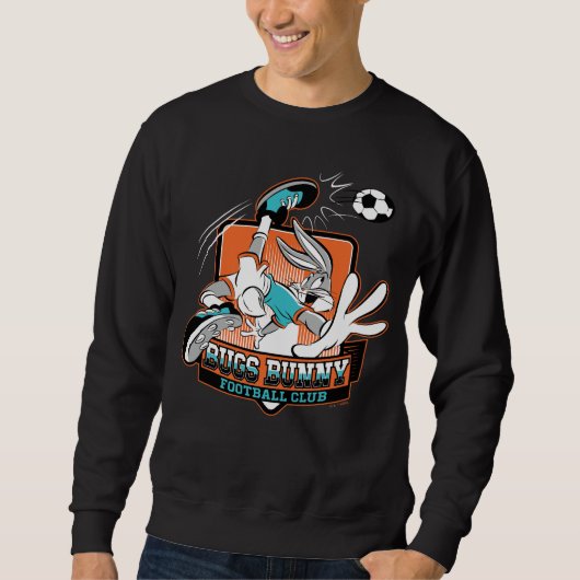 BUGS BUNNY™ フットボールクラブ バッジ スウェットシャツ (正面)
