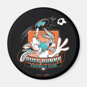 BUGS BUNNY™ フットボールクラブ バッジ マグネット