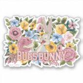 BUGS BUNNY™ フラワーステッチグラフィック シール (正面)