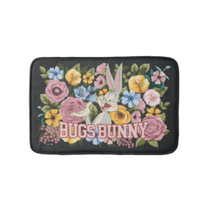 BUGS BUNNY™ フラワーステッチグラフィック バスマット