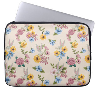 BUGS BUNNY™ フラワーステッチ柄 ラップトップスリーブ