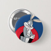 BUGS BUNNY™ルーニーTUNES™リングや輪 缶バッジ (正面&裏面)