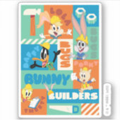 BUGS BUNNY BUILDERS™|キャラクターグリッドパターン シール (正面)