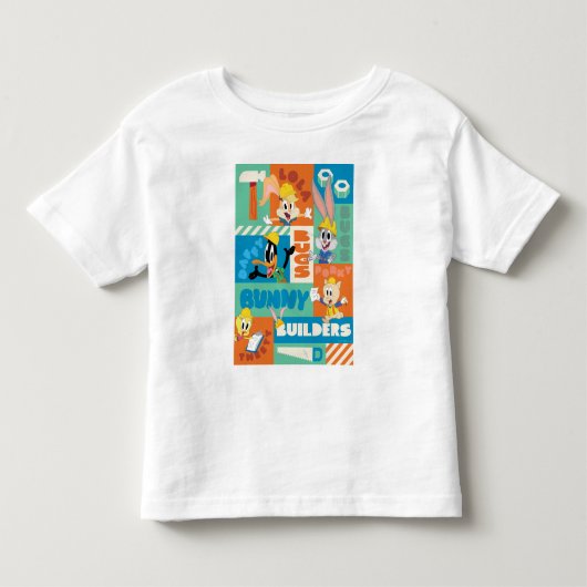 BUGS BUNNY BUILDERS™|キャラクター格子柄 トドラーTシャツ (正面)
