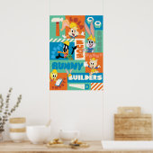 BUGS BUNNY BUILDERS™|キャラクター格子柄 ポスター (キッチン)