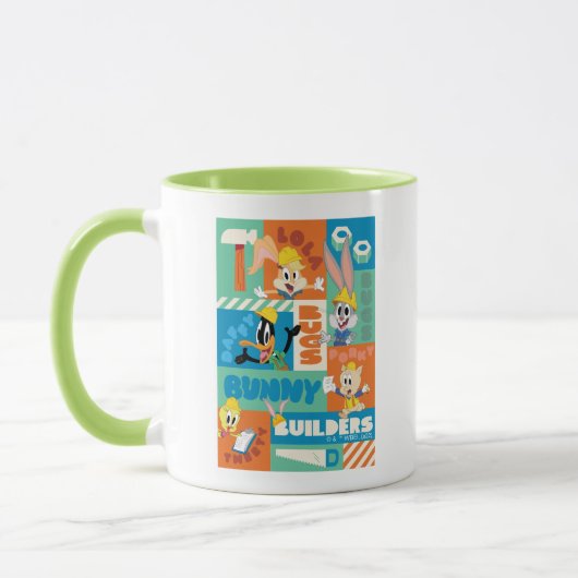 BUGS BUNNY BUILDERS™|キャラクター格子柄 マグカップ (左)