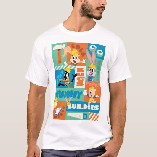 BUGS BUNNY BUILDERS™|キャラクター格子柄 Tシャツ (正面)