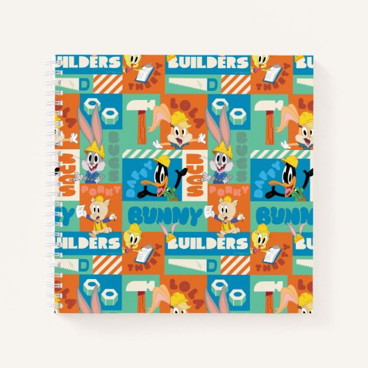 BUGS BUNNY BUILDERS™| キャラクター グリッド パターン ノートブック (正面)