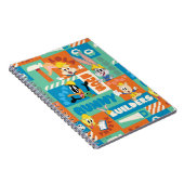 BUGS BUNNY BUILDERS™| キャラクター グリッド パターン ノートブック (右側)