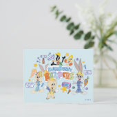 BUGS BUNNY BUILDERS™| グループスケッチアート ポストカード (スタンド正面)
