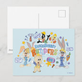 BUGS BUNNY BUILDERS™| グループスケッチアート ポストカード (正面/裏面)