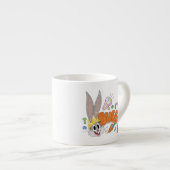 BUGS BUNNY BUILDERS™| バッグス・バニー™ スケッチアート エスプレッソカップ (正面右)