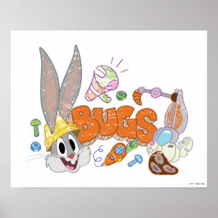 BUGS BUNNY BUILDERS™ バッグス・バニー™ スケッチアート ポスター