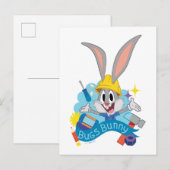 BUGS BUNNY BUILDERS™| バニーズ・バグズ™ キャラクターアート ポストカード (正面/裏面)