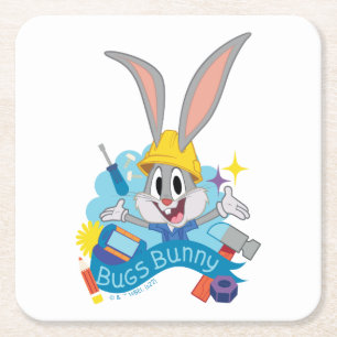 BUGS BUNNY BUILDERS™ バニーバグズ™ キャラクターアート スクエアペーパーコースター
