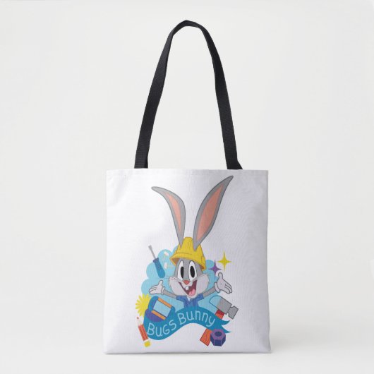 BUGS BUNNY BUILDERS™| バニーバグズ™ キャラクターアート トートバッグ (正面)