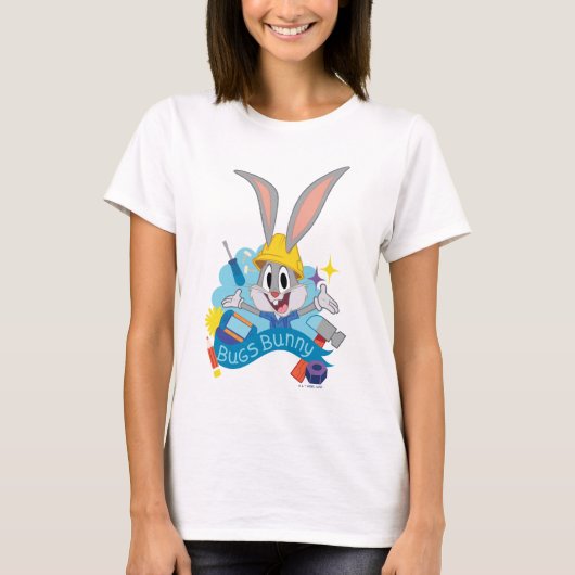 BUGS BUNNY BUILDERS™| バニーバグズ™ キャラクターアート Tシャツ (正面)