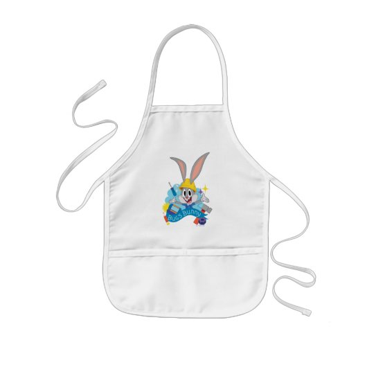 BUGS BUNNY BUILDERS™| バニーバグズ™ キャラクター アート 子供用エプロン (正面)