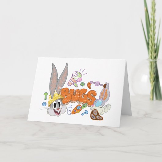 BUGS BUNNY BUILDERS™| バニーバグズ™ スケッチアート カード (正面)