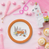 BUGS BUNNY BUILDERS™| バニーバグズ™ スケッチアート ペーパープレート (パーティー)