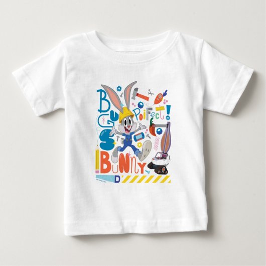 BUGS BUNNY BUILDERS™| バニーバスターズ™ 仕事道具 ベビーTシャツ (正面)