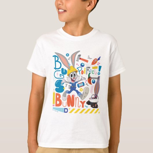 BUGS BUNNY BUILDERS™| バニーバスターズ™ 仕事道具 Tシャツ (正面)