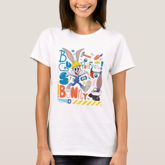 BUGS BUNNY BUILDERS™| バニーバスターズ™ 仕事道具 Tシャツ (正面)