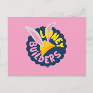 BUGS BUNNY BUILDERS™  ヘルメットスカラップロゴ ポストカード