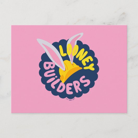 BUGS BUNNY BUILDERS™| ヘルメットスカラップロゴ ポストカード (正面)