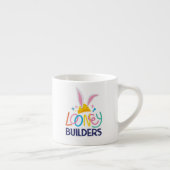 BUGS BUNNY BUILDERS™| ヘルメット積み重ねロゴ エスプレッソカップ (右)