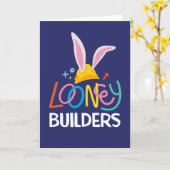 BUGS BUNNY BUILDERS™| ヘルメット積み重ねロゴ カード (黄色い花)