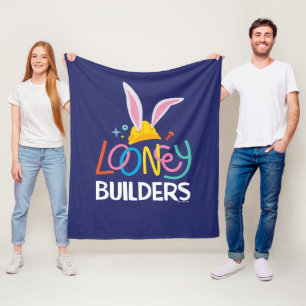 BUGS BUNNY BUILDERS™  ヘルメット積み重ねロゴ フリースブランケット