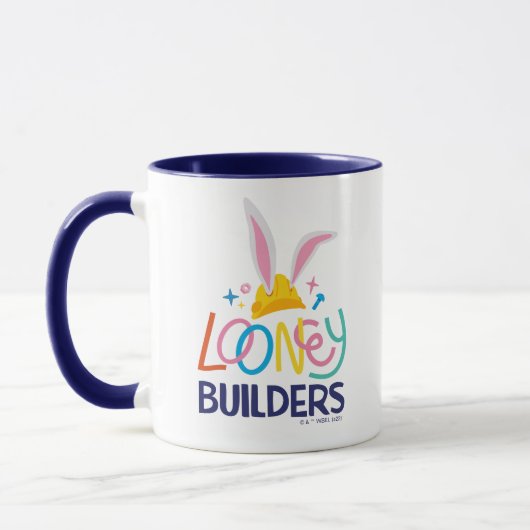 BUGS BUNNY BUILDERS™| ヘルメット積み重ねロゴ マグカップ (左)