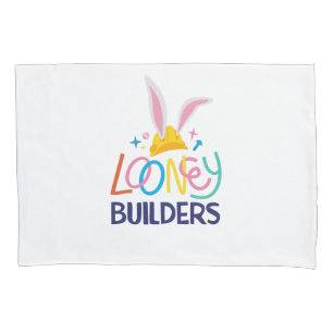 BUGS BUNNY BUILDERS™ ヘルメット積み重ねロゴ 枕カバー