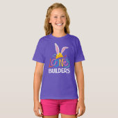 BUGS BUNNY BUILDERS™| ヘルメット積み重ねロゴ Tシャツ (正面フル)