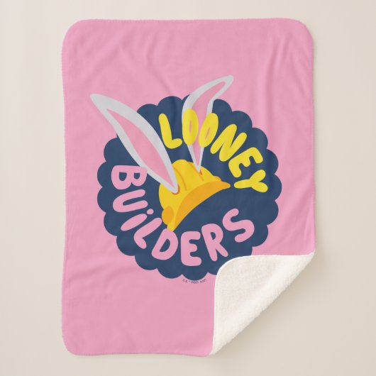 BUGS BUNNY BUILDERS™| ヘルメット スカラップロゴ シェルパブランケット (正面)