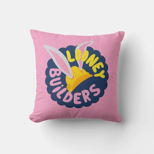 BUGS BUNNY BUILDERS™| ヘルメット スキャロップロゴ クッション (正面)